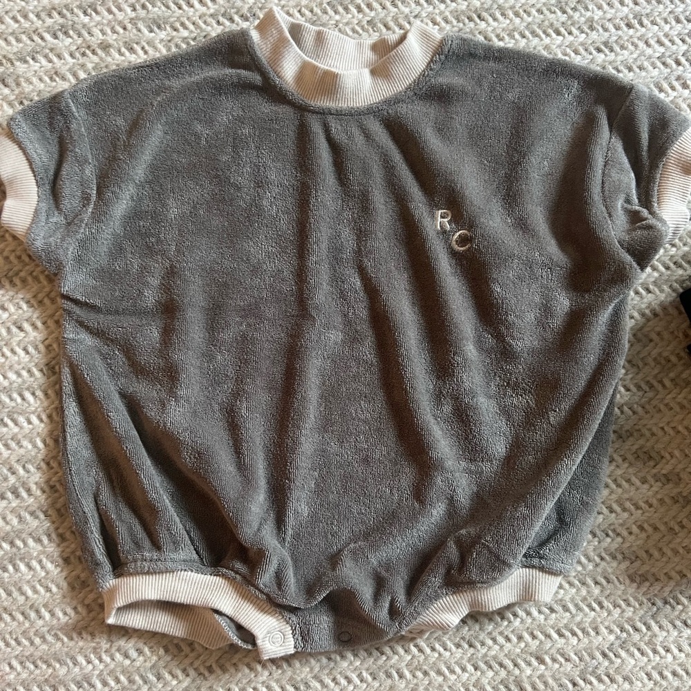 Rylee and Cru Terry Bubble Romper 3-6 months